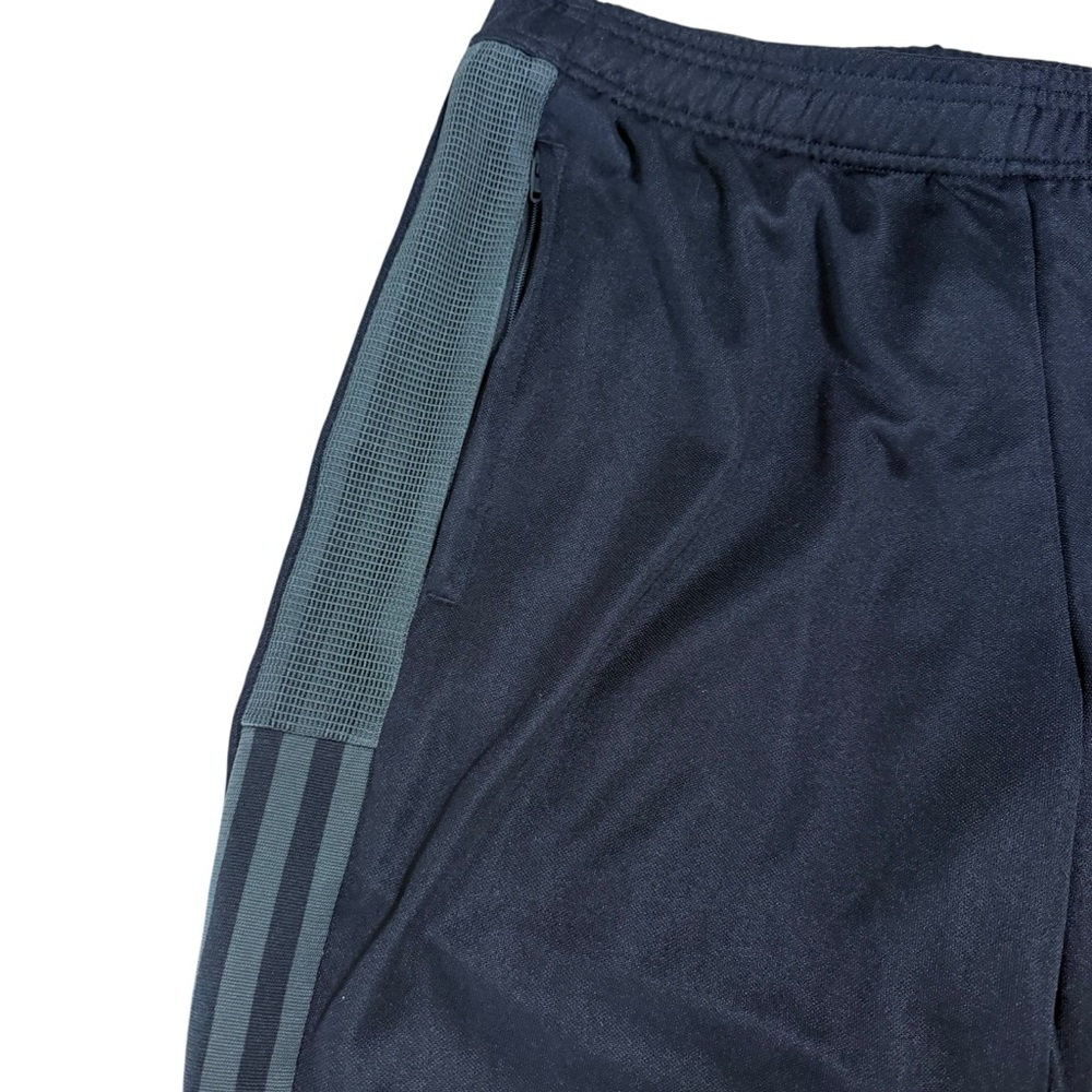 Men's Adidas Tiro Pant Straight Fit Aeroready Sweatpants Size Medium Black/Gray - Picture 4 of 6